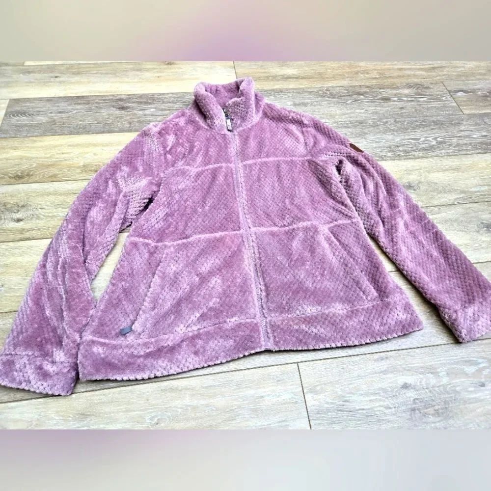 Free Country cozy super soft zip up jacket mock neck women's size large